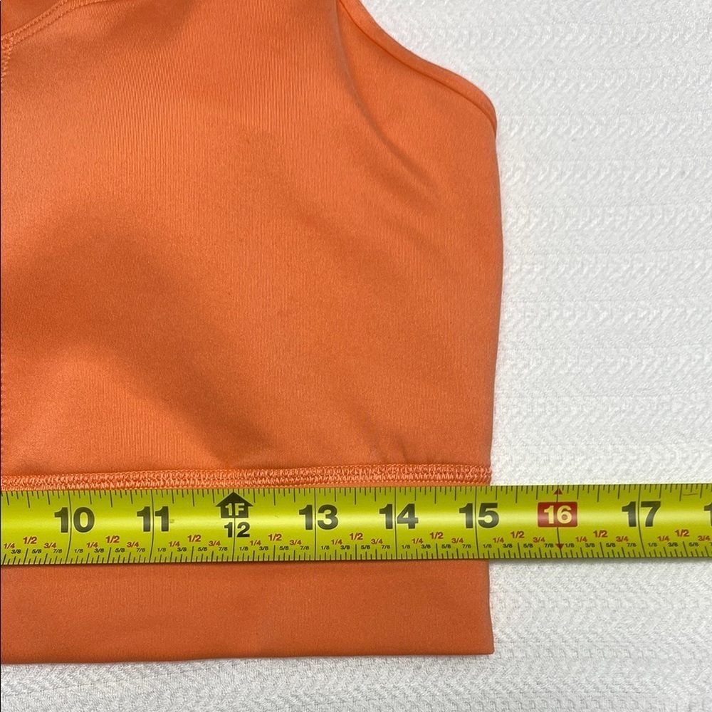 Adidas Sports Bra Racerback Performance Boston Athletic Association Orange 32-34 - Picture 5 of 14